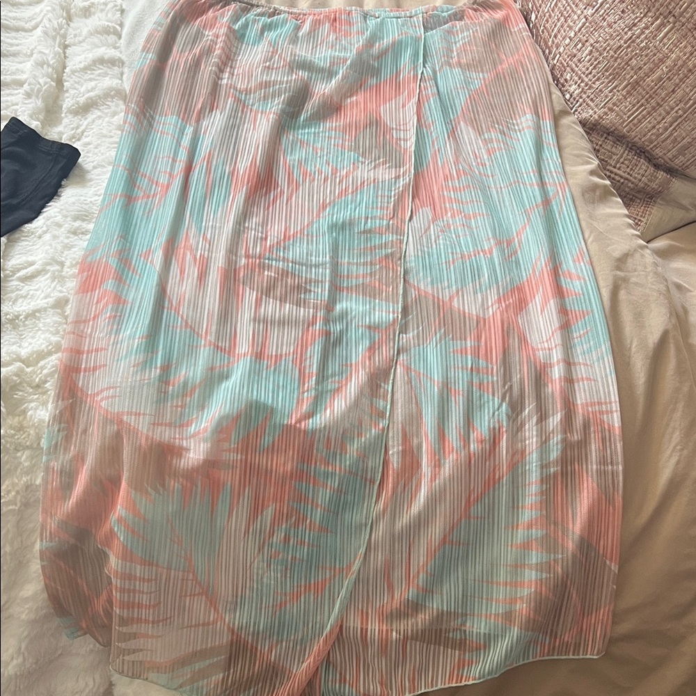 Volcom swim skirt sheer coverup